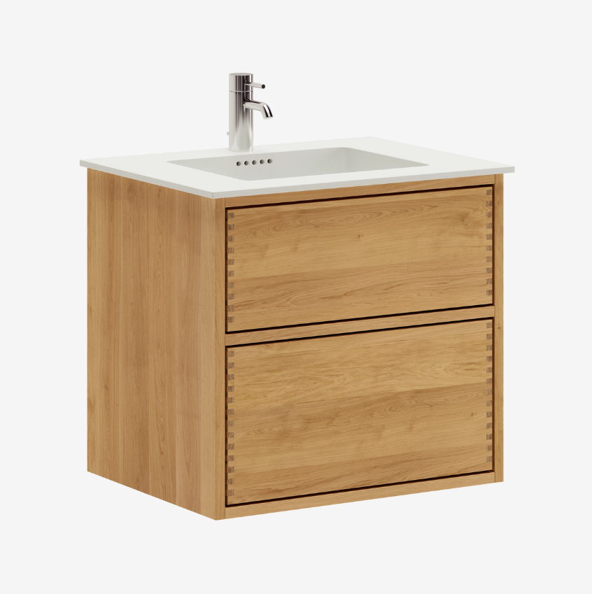 Aero Nordic Oak Serie - 200cm snedker badmøbel