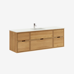 Segment Nordic Oak Serie - 100cm snedker badmøbel