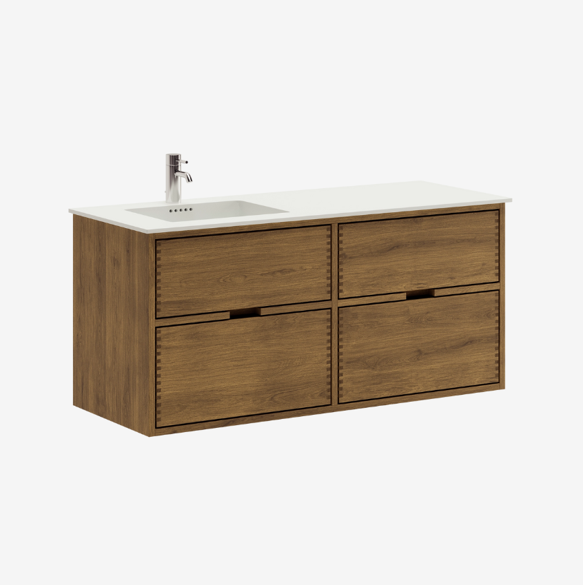 Segment Nordic Oak Serie - 100cm snedker badmøbel