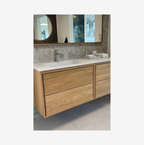 Aero Nordic Oak Serie - 180cm snedker badmøbel