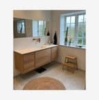 Aero Nordic Oak Serie - 180cm snedker badmøbel