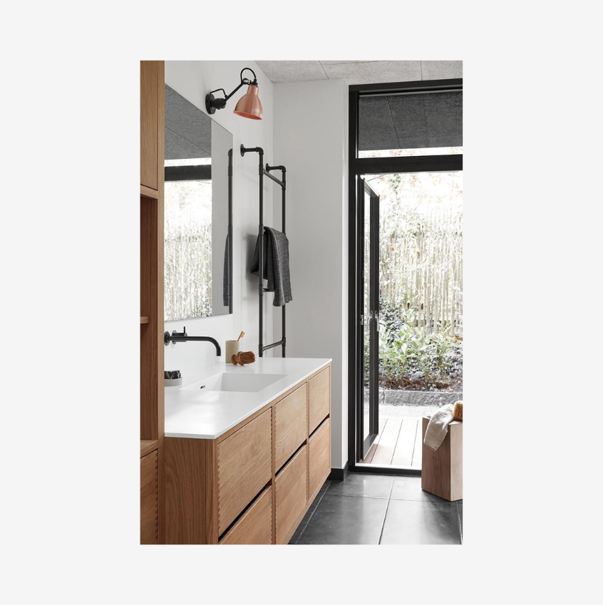 Linea Nordic Oak Serie - 80cm snedker badmøbel