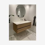 Linea Nordic Oak Serie - 80cm snedker badmøbel