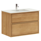 Aero Nordic Oak Serie - 80cm snedker badmøbel