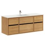 Linea Nordic Oak Serie - 140cm snedker badmøbel