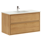 Aero Nordic Oak Serie - 100cm snedker badmøbel