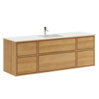 Aero Nordic Oak Serie - 160cm snedker badmøbel