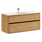 Linea Nordic Oak Serie - 120cm snedker badmøbel