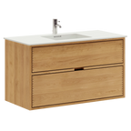 Segment Nordic Oak Serie - 100cm snedker badmøbel