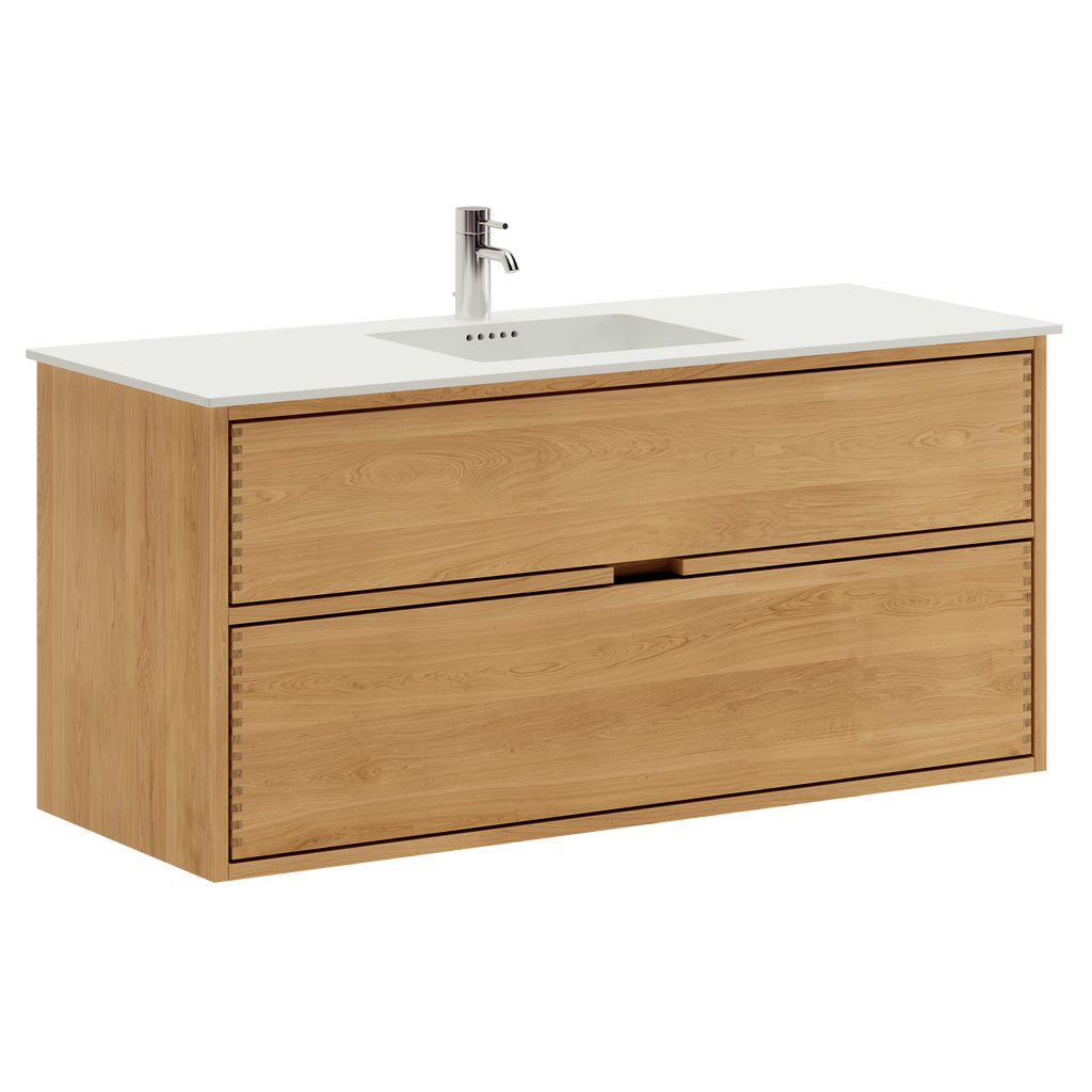 Segment Nordic Oak Serie - 120cm snedker badmøbel