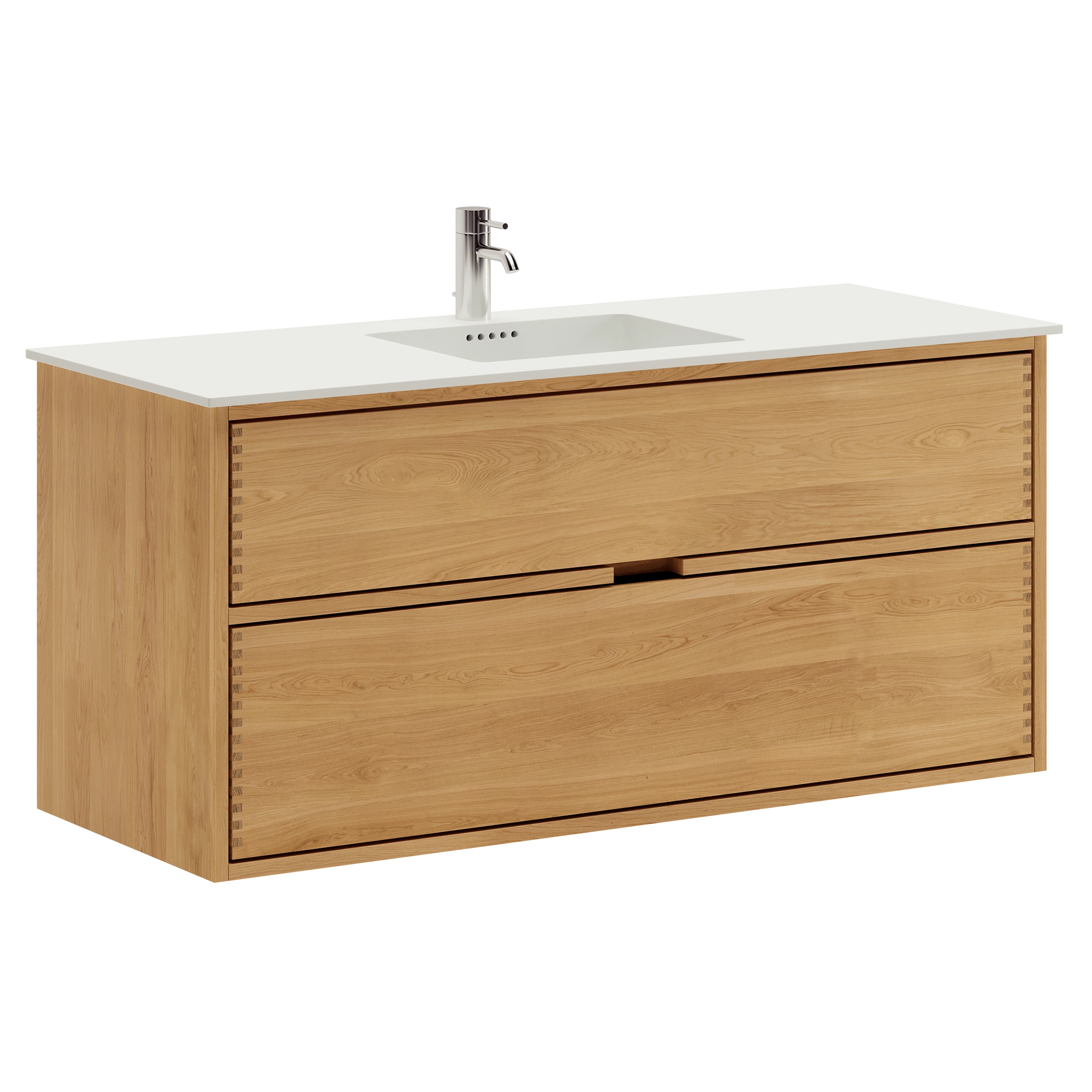 Segment Nordic Oak Serie - 120cm snedker badmøbel