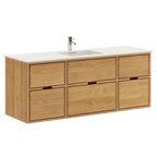 Segment Nordic Oak Serie - 140cm snedker badmøbel