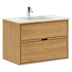 Segment Nordic Oak Serie - 80cm snedker badmøbel